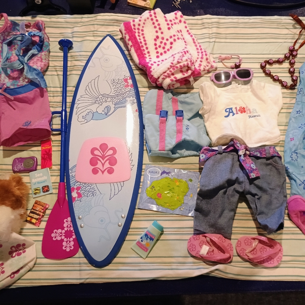 American Girl Retired Kanani Girl of the Year 2011 large lot accessory/outfit